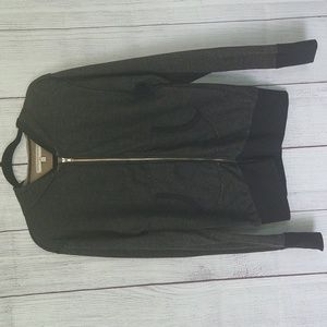 What Goes Around Comes Around Anthropologie zip up hooded jacket size medium
